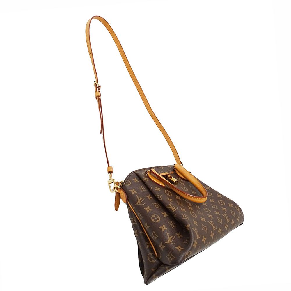 Louis Vuitton 2-Way Shoulder Bag Monogram Canvas Rivoli Mm Brown Handheld — view 5
