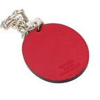 Hermes Bag Charm Ladybug Leather Red Black — view 2