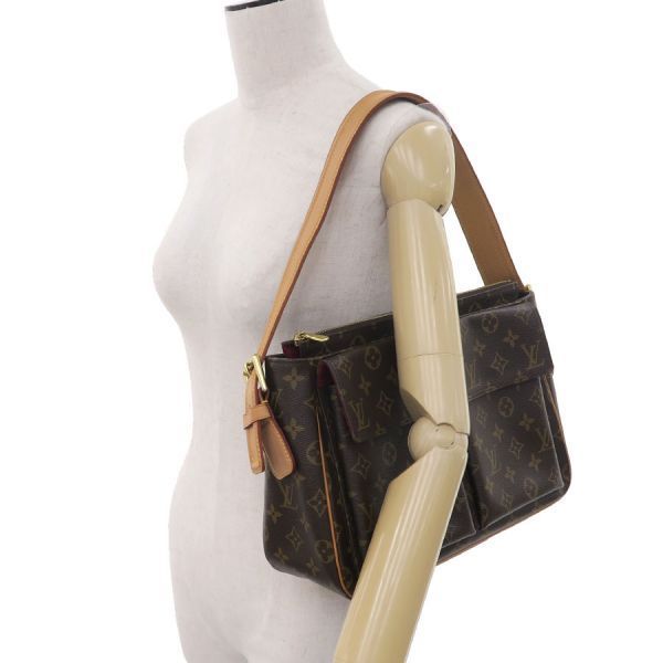Louis Vuitton Monogram Viva Cite GM Shoulder Bag — view 9