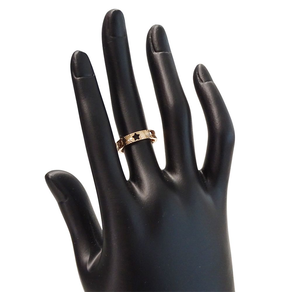 Gucci Ring Icon Heart Star Pink Gold — view 9