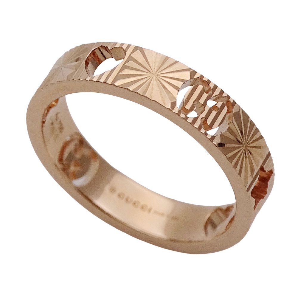 Gucci Ring Icon Heart Star Pink Gold — view 5