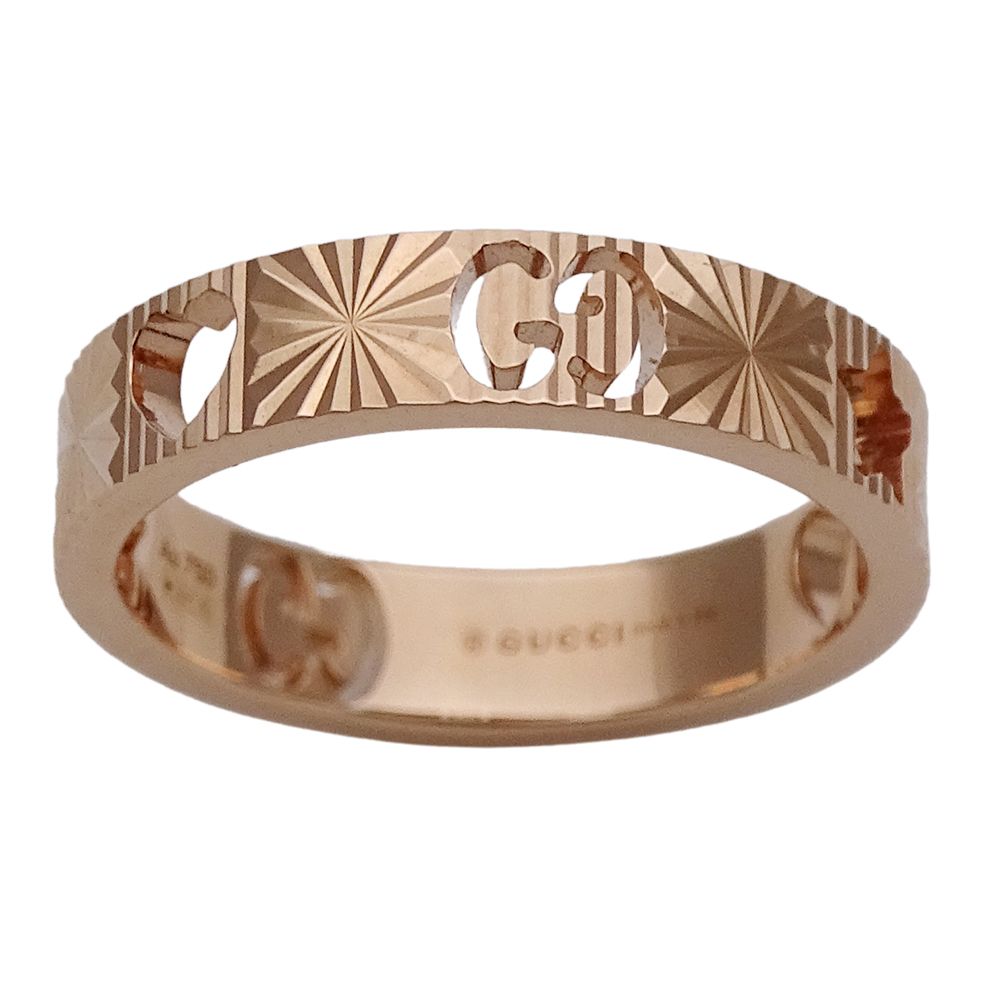 Gucci Ring Icon Heart Star Pink Gold — view 2