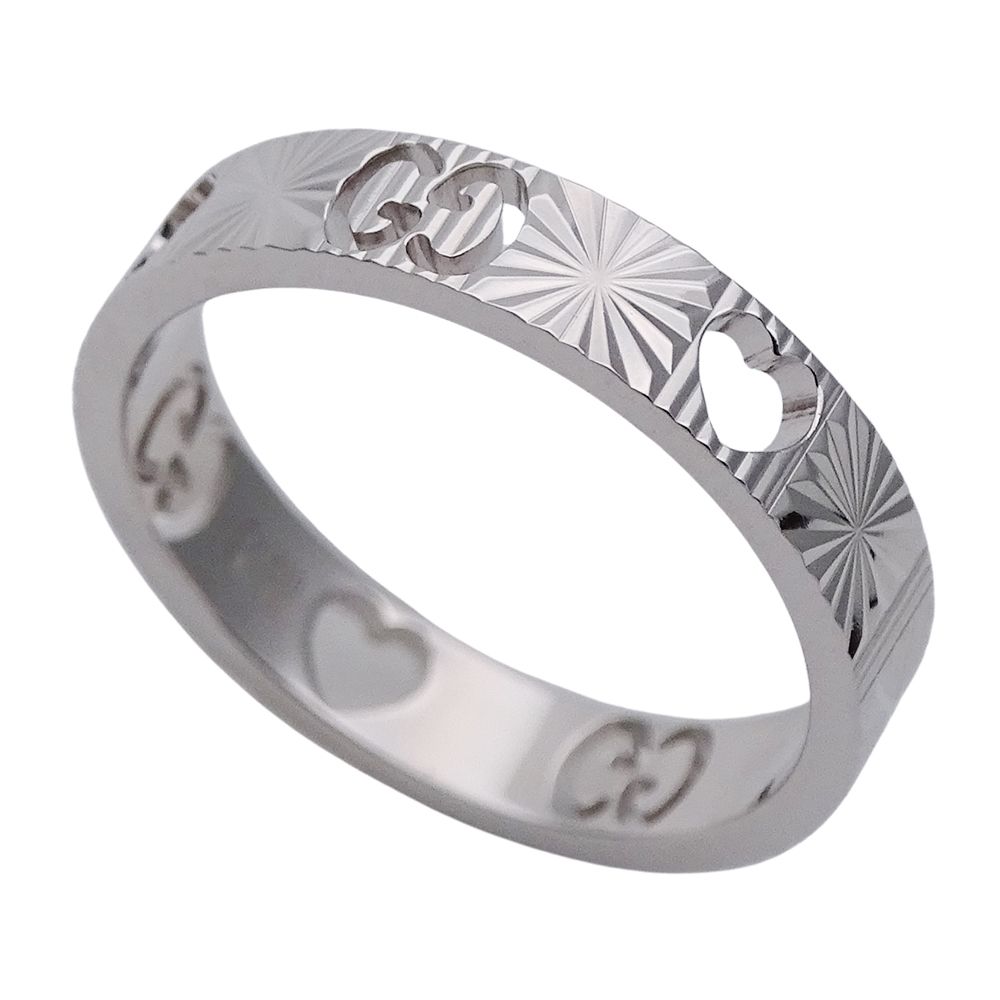 Gucci Ring Icon Heart White Gold — view 5