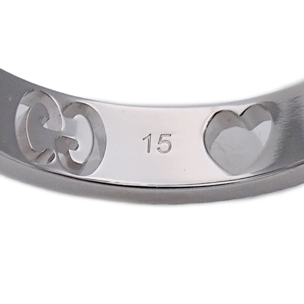 Gucci Ring Icon Heart White Gold — view 8