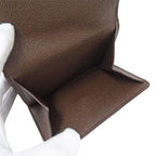 Louis Vuitton Wallet Damier Bifold Portefeuille Elise Brown — view 7