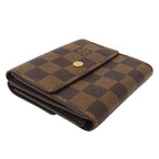 Louis Vuitton Wallet Damier Bifold Portefeuille Elise Brown — view 3