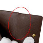 Louis Vuitton Wallet Damier Bifold Portefeuille Elise Brown — view 9
