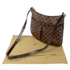 Louis Vuitton Damier Shoulder Bag Blue Bloomsbury PM Brown — view 7