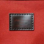 Louis Vuitton Damier Shoulder Bag Blue Bloomsbury PM Brown — view 6