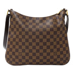Louis Vuitton Damier Shoulder Bag Blue Bloomsbury PM Brown — view 2