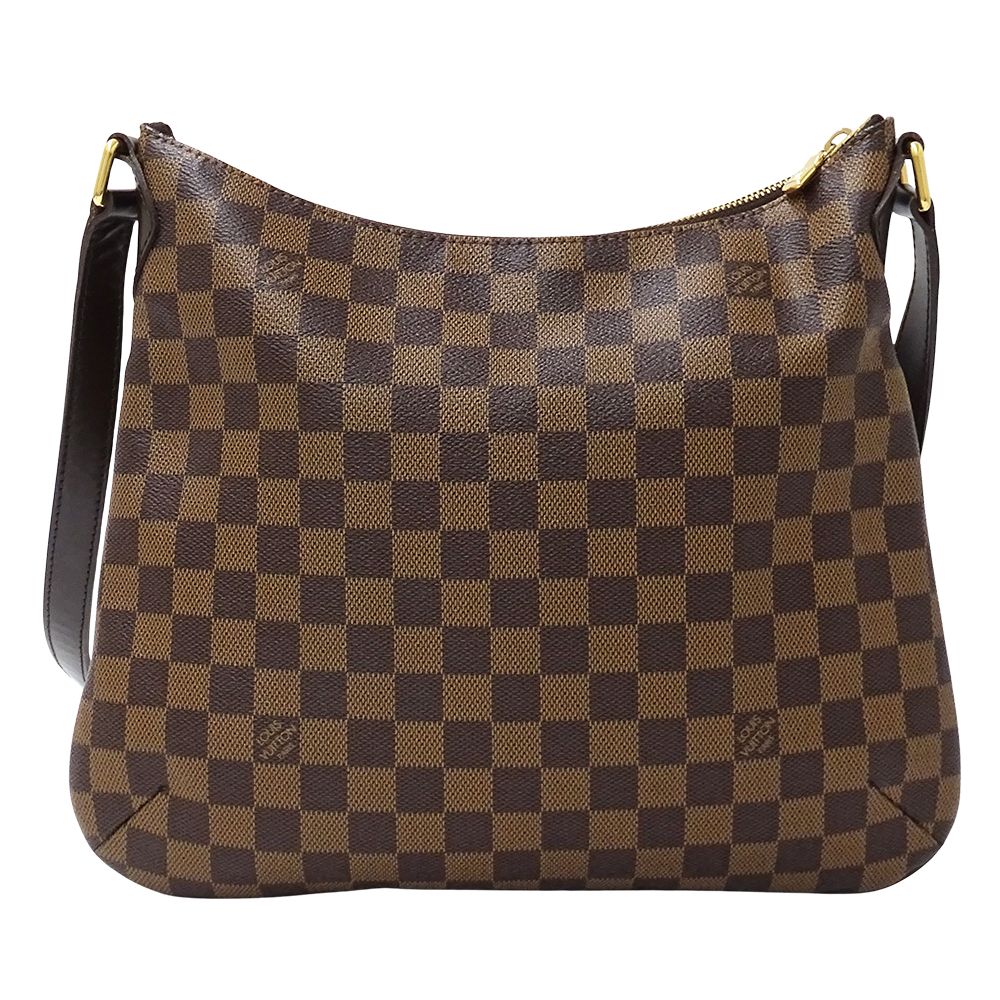 Louis Vuitton Damier Shoulder Bag Blue Bloomsbury PM Brown — view 2