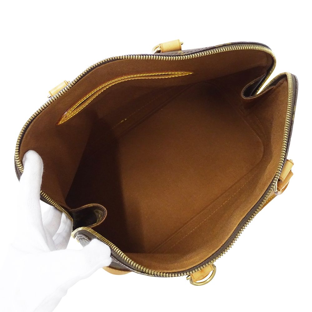 Louis Vuitton Bag Monogram Handbag Alma Brown — view 5