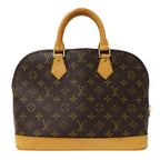 Louis Vuitton Bag Monogram Handbag Alma Brown — view 2