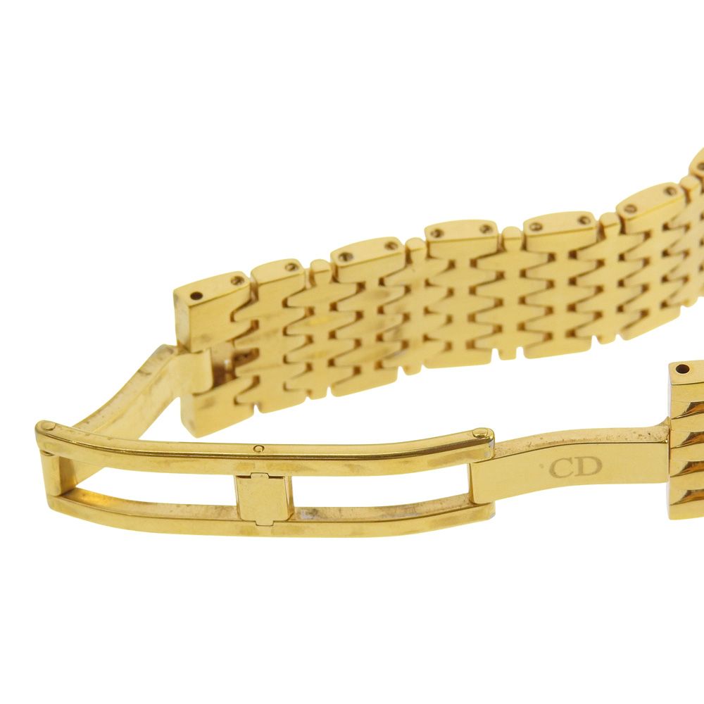 Dior Gold Plated Quartz Analog Display Dial Watch — view 8