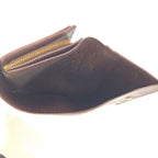 Louis Vuitton Damier Porte Monnaievier Tresor Brown Fold Wallet Compact — view 7