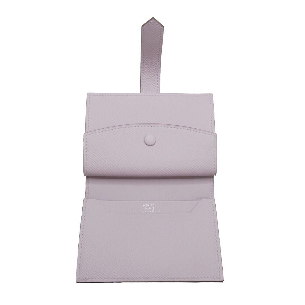 Hermes Bearn Mini Bifold Wallet Mauveper Epsom — view 5
