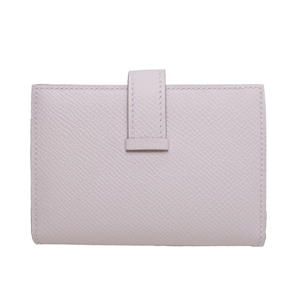Hermes Bearn Mini Bifold Wallet Mauveper Epsom — view 2
