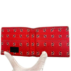 Saint Laurent Wallet Bifold Folding Paisley Compact Billfold Leather Black — view 5