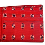 Saint Laurent Wallet Bifold Folding Paisley Compact Billfold Leather Black — view 9