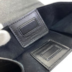 Saint Laurent Paris le Monogram Deli Paper Clutch Cassandra Logo Leather Black — view 6