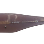 Chanel Camellia Sunglasses Eyewear CC Logo Acetate Colored Lenses Black Pink — view 7