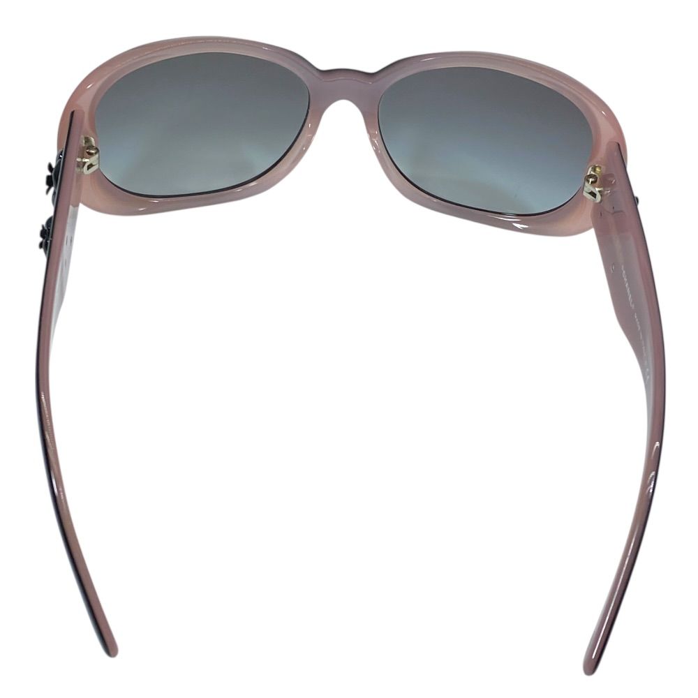 Chanel Camellia Sunglasses Eyewear CC Logo Acetate Colored Lenses Black Pink — view 3