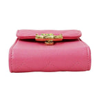Chanel Quilted Shoulder Bag Smartphone Caviar Leather Pink Gold Pouch Chain — view 3