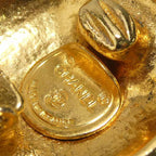 Chanel Earrings Logo Gold Plated — view 8