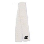 Chanel Orylag Rabbit Fur CC Logo Scarf — view 4