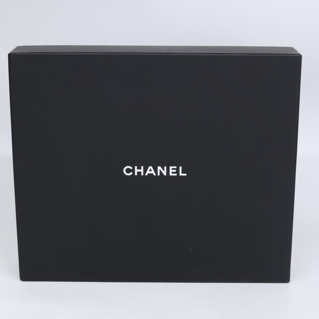 Chanel Cashmere CC Logo Quilted Scarf — view 9