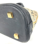 Louis Vuitton Handbag Alma Long Monogram Mini Canvas Navy — view 6