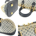 Louis Vuitton Handbag Alma Long Monogram Mini Canvas Navy — view 7