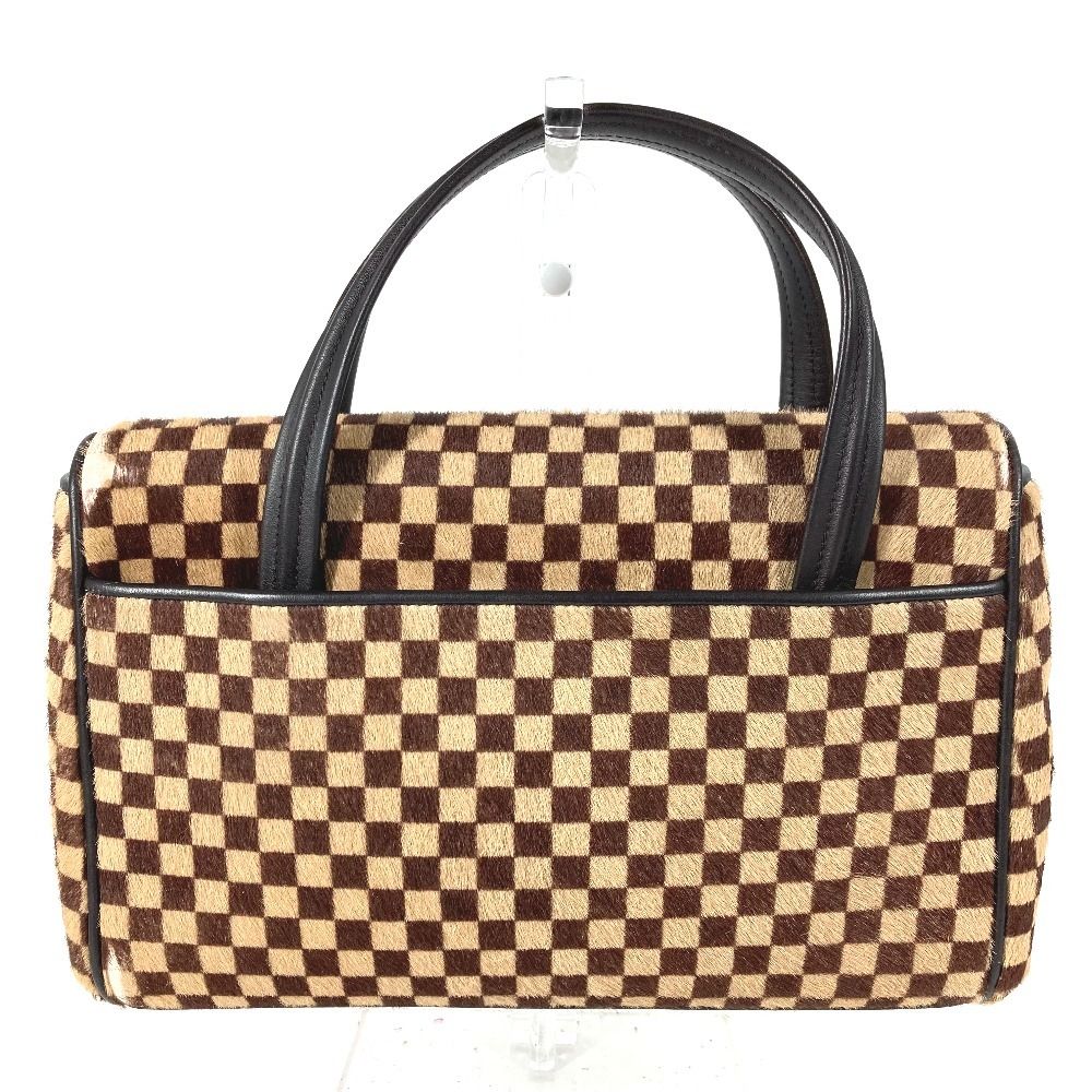 Louis Vuitton Handbag Lion Calf Hair Brown — view 2