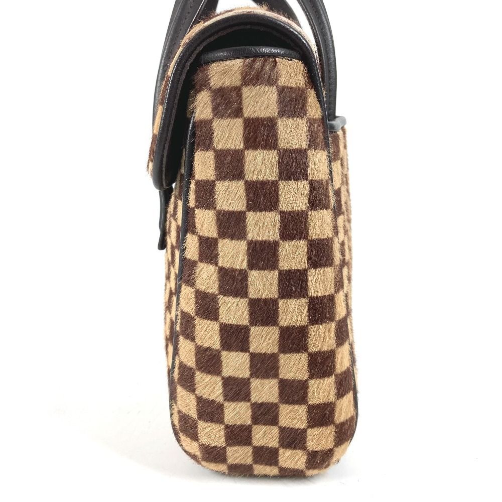 Louis Vuitton Handbag Lion Calf Hair Brown — view 3