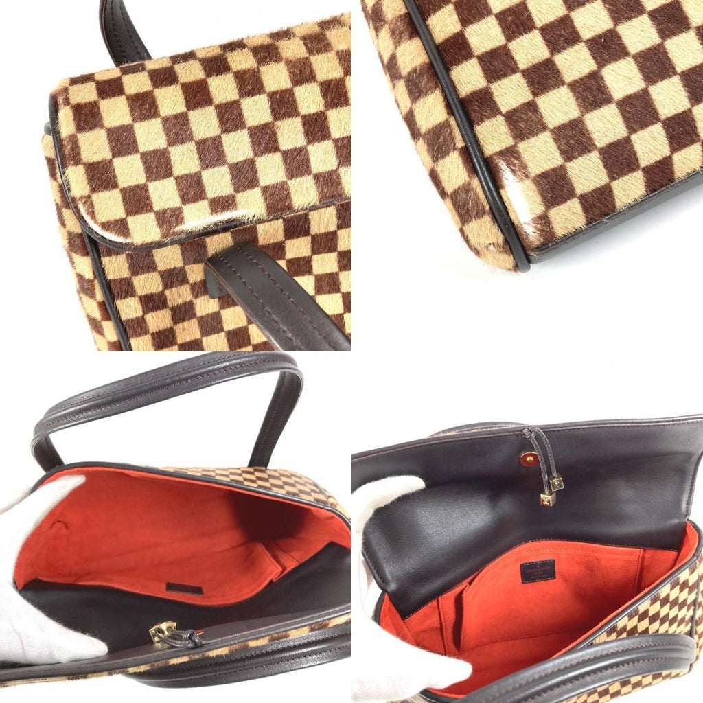 Louis Vuitton Handbag Lion Calf Hair Brown — view 8