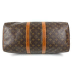 Louis Vuitton Boston Bag Keepall 45 Monogram Canvas Brown — view 5