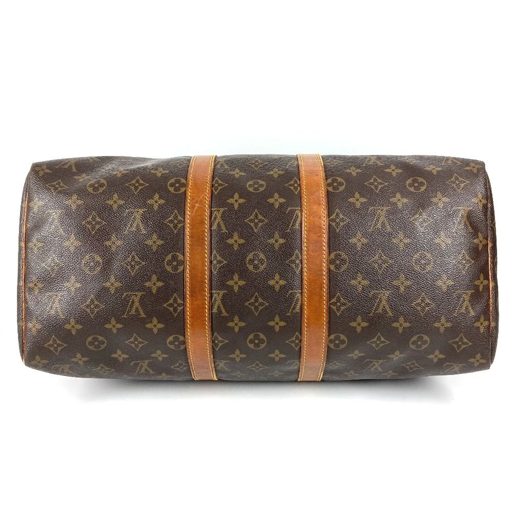 Louis Vuitton Boston Bag Keepall 45 Monogram Canvas Brown — view 5