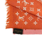 Louis Vuitton Shawl Etole Monogram Sunrise Orange Scarf — view 5
