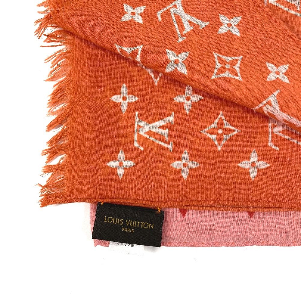 Louis Vuitton Shawl Etole Monogram Sunrise Orange Scarf — view 5