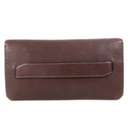 Hermes Clutch Envelope Leather Brown — view 3