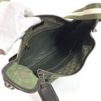 Louis Vuitton Shoulder Bag Besace Marie Kate Leather Canvas Khaki — view 6