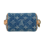 Louis Vuitton Key Holder Bijou Sac Micro Speedy Monogram Denim Blue Handbag — view 5