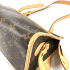 Louis Vuitton Shoulder Bag Popincourt Long Monogram Canvas Brown — view 6