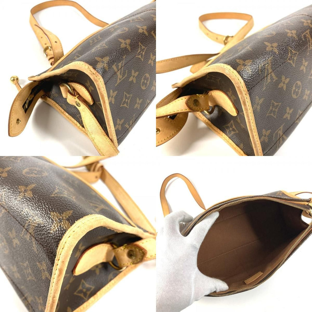 Louis Vuitton Shoulder Bag Popincourt Long Monogram Canvas Brown — view 7
