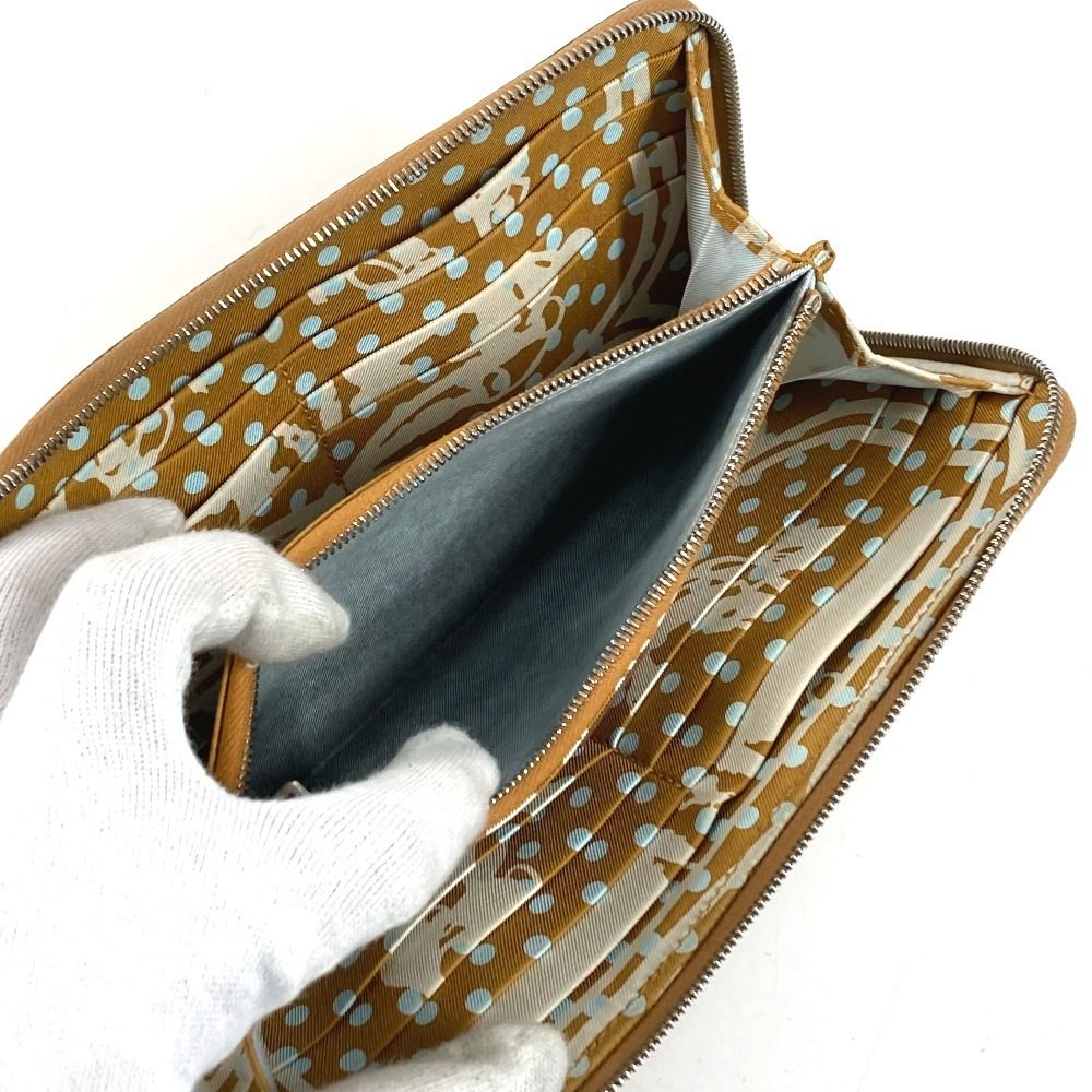 Hermes Wallet Azap Long Silk in Epsom Beige — view 8