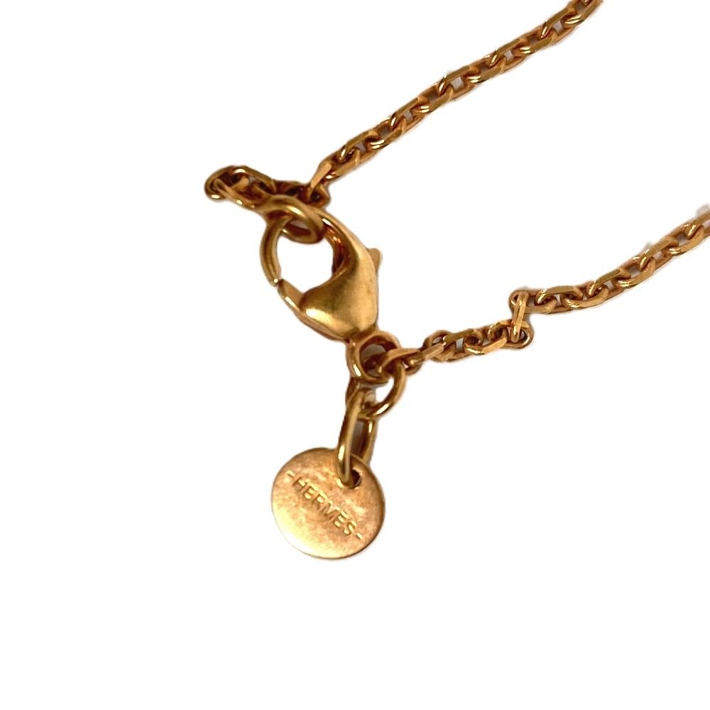 Hermes Necklace Asdukuru PM Asdukur PM Leather Black — view 7