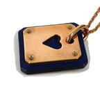 Hermes Necklace Asdukuru PM Asdukur PM Leather Black — view 4