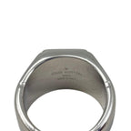 Louis Vuitton Ring Signet M Monogram Flower Silver — view 8