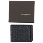 Bottega Veneta Intrecciato Leather Wallet with Money Clip — view 2
