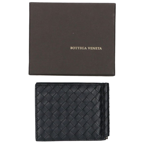 Bottega Veneta Intrecciato Leather Wallet with Money Clip — view 2